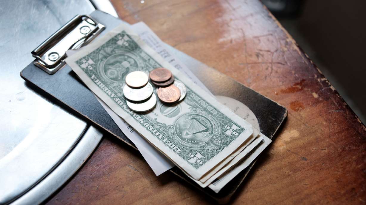 The majority of Americans say they tip 15% or less for a typical meal at a sit-down restaurant.