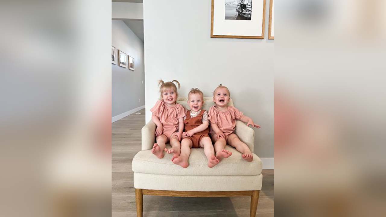 Triplets Margot, Garner and Etta.