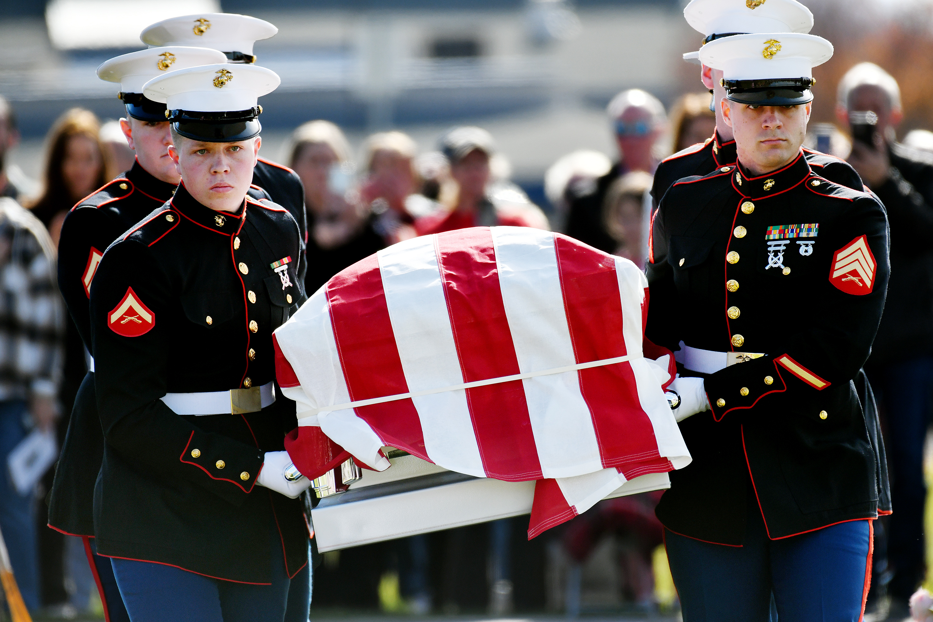 Utah Marine who went missing in Vietnam War buried on Veterans Day