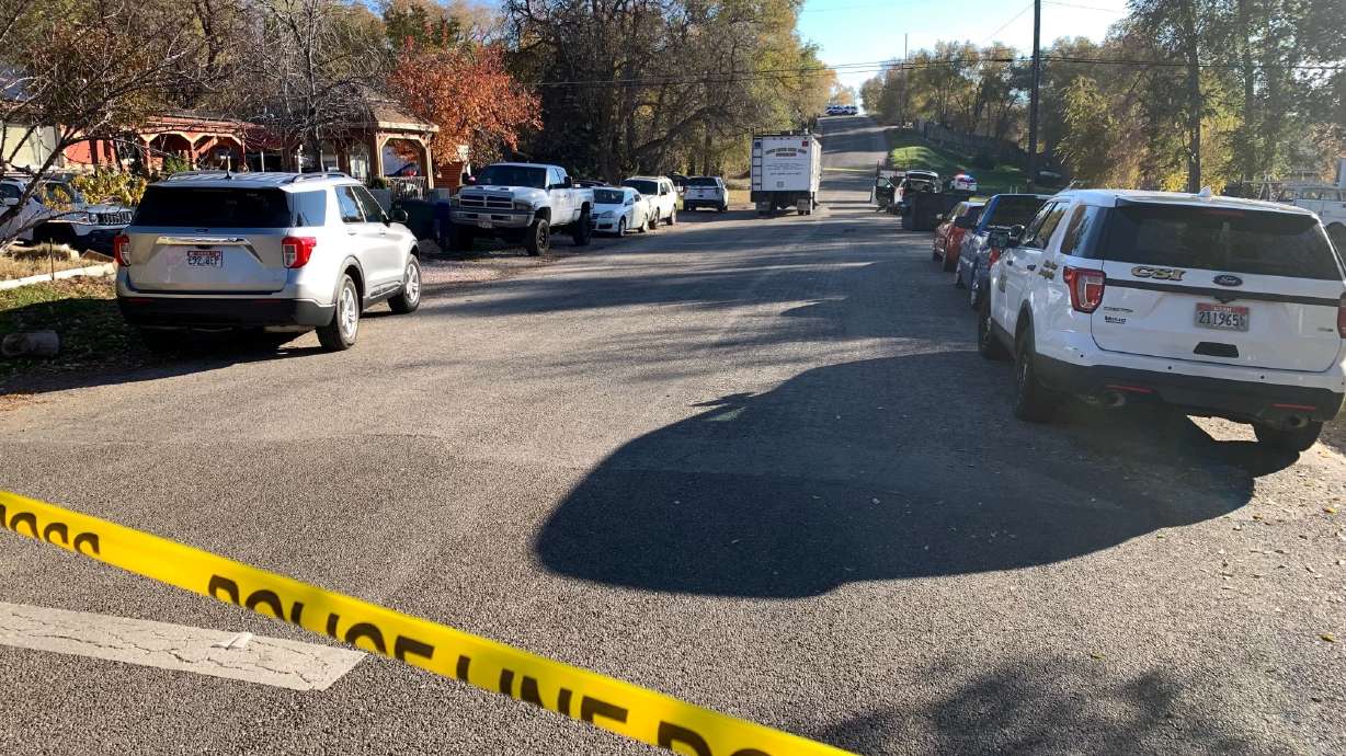 Police responding to a reported shooting in Ogden found one person dead and another critically injured Sunday. One man has been arrested.