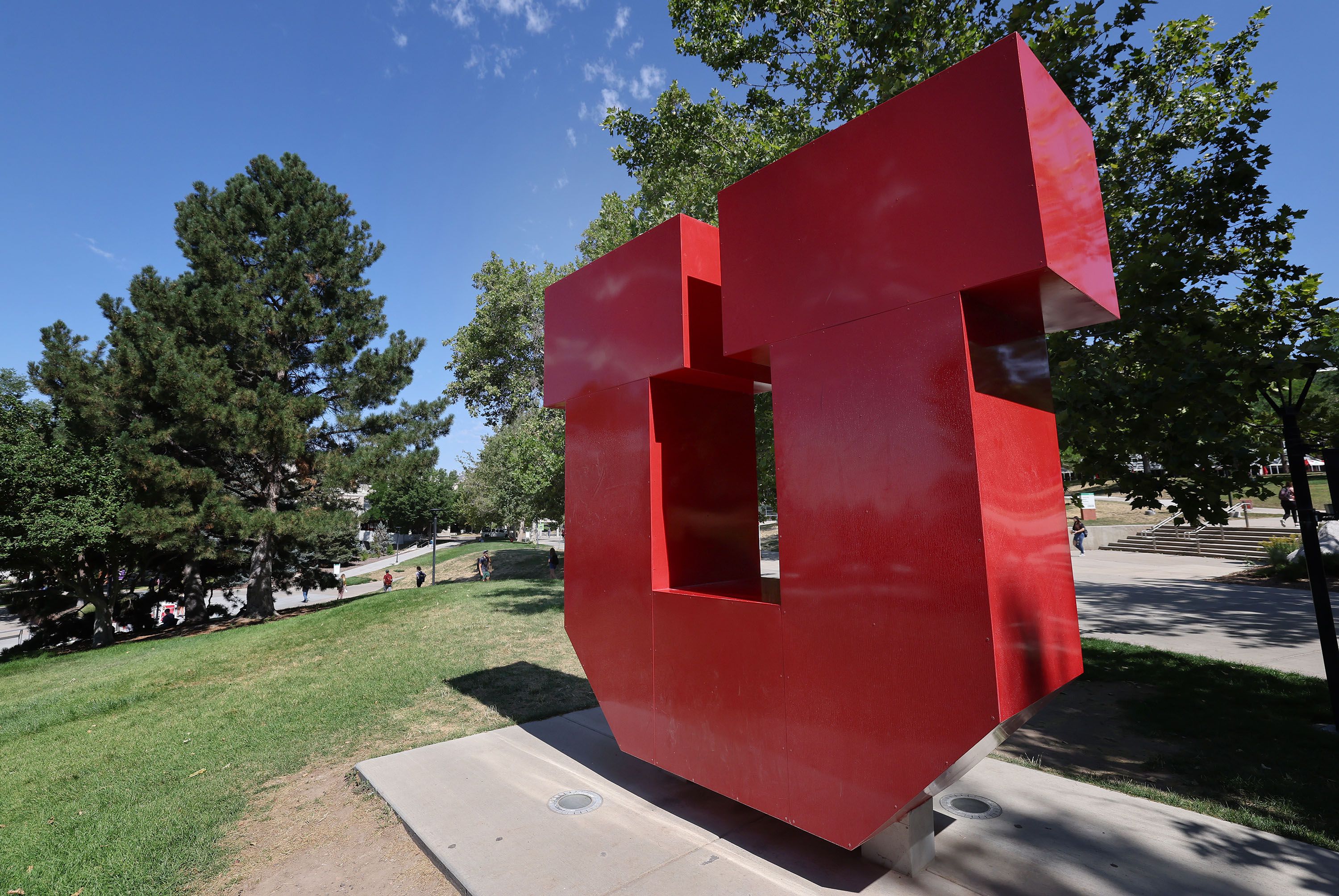 The University of Utah campus in Salt Lake City is pictured on Aug. 23. The showing of a film about detransitioning at the U. was interrupted by an organization which has since lost its university sponsorship status.