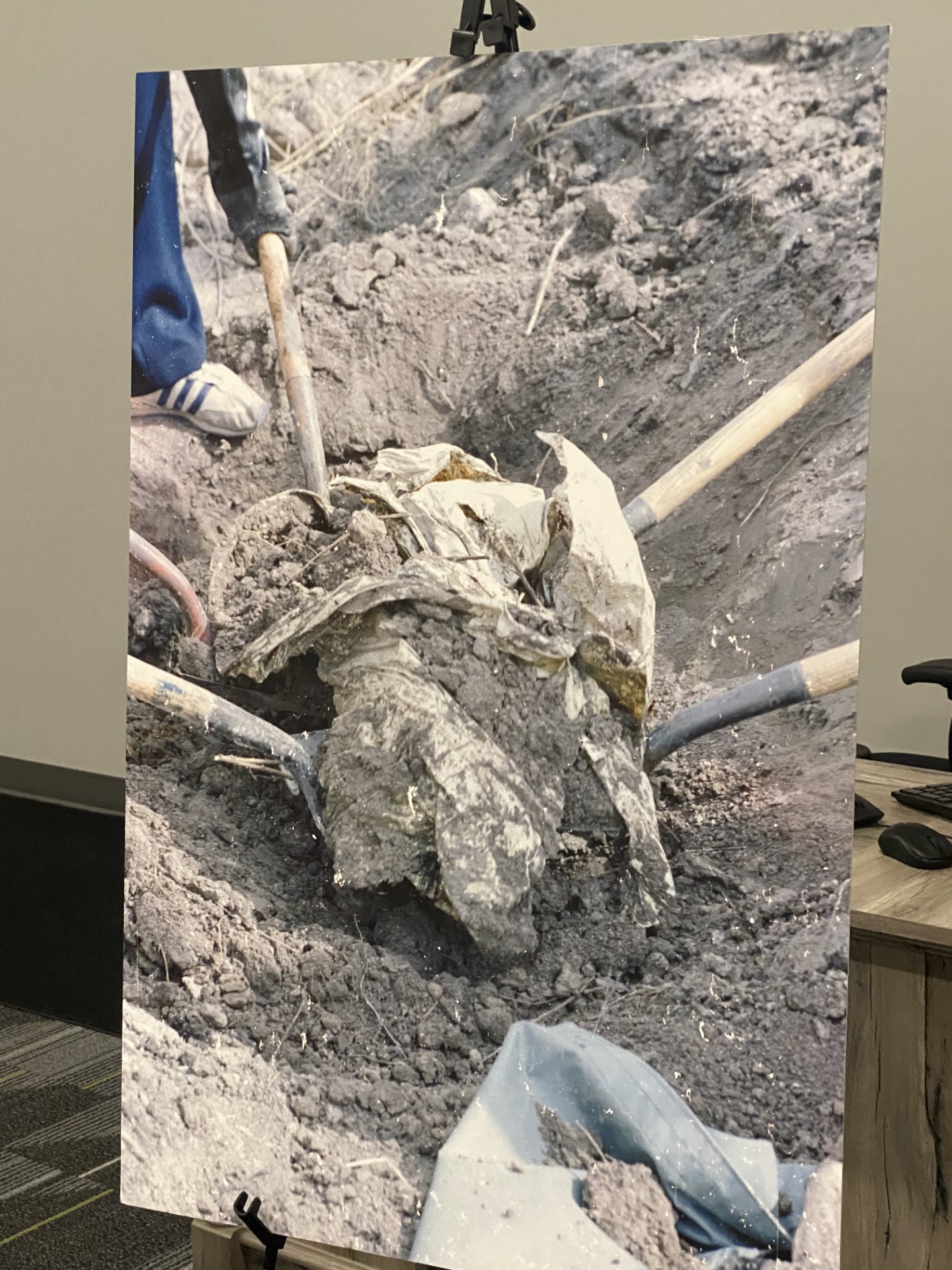 Weber County investigators are hoping a picture of a shower curtain found in 1982 wrapped around the body of 14-year-old Gabriel DiStefano in a ditch will spark the memory of someone in the public who will provide information that will help them solve that cold case homicide and the murder of another woman. Investigators believe both killings are related.