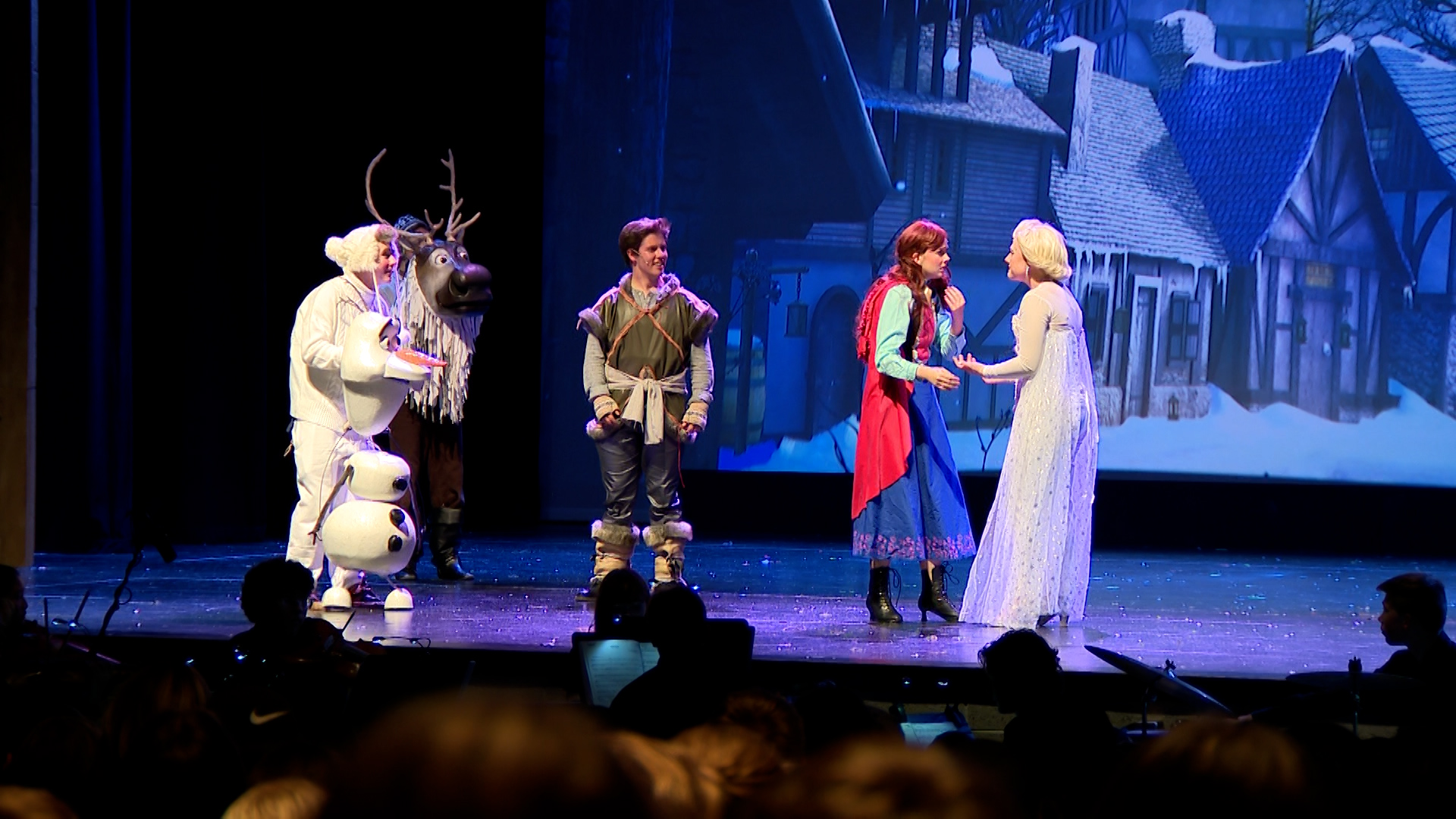 The lead cast of Skyridge High School’s production of “Frozen: The Broadway Musical." This year, Skyridge High takes the stage and is full of excitement, spunk and love.