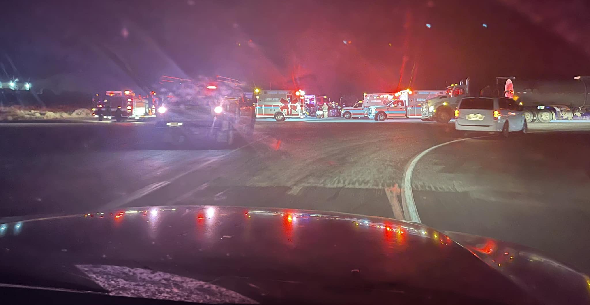A crash on state Route 10 in Price Thursday night led to four people being transported to the hospital.