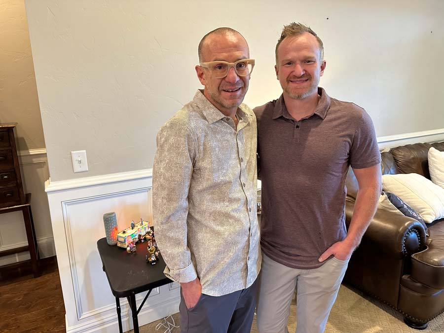 John Allred is with his brother Matt Allred. ohn was recently diagnosed with ALS, also known as amyotrophic lateral sclerosis or Lou Gehrig’s disease.