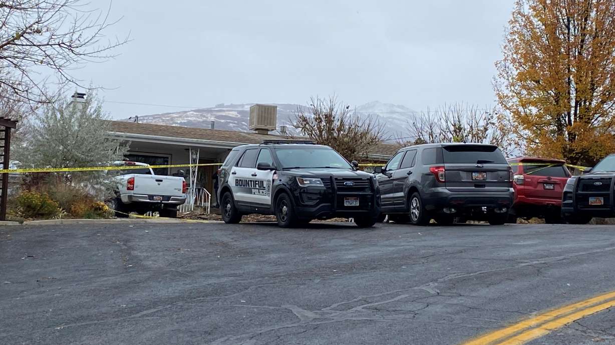 Bountiful police responded to a gunshot wound Friday before a 20-year-old man died while being treated. A suspect is in custody.