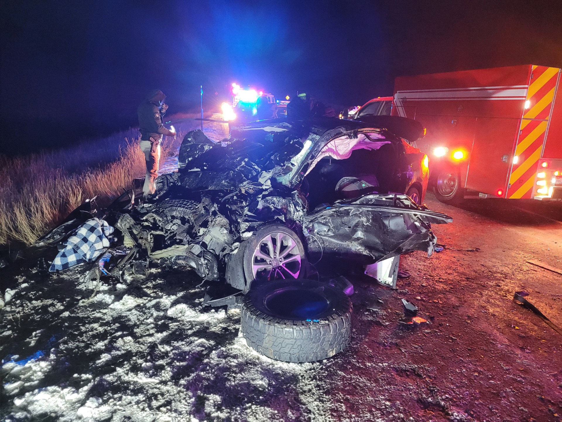 Two people died following a crash on U.S. 40 in Wasatch County on Friday.