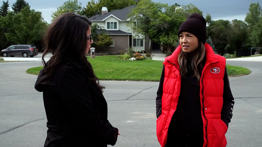 Sandy resident Truc Harris speaks with the KSL Investigators in September.