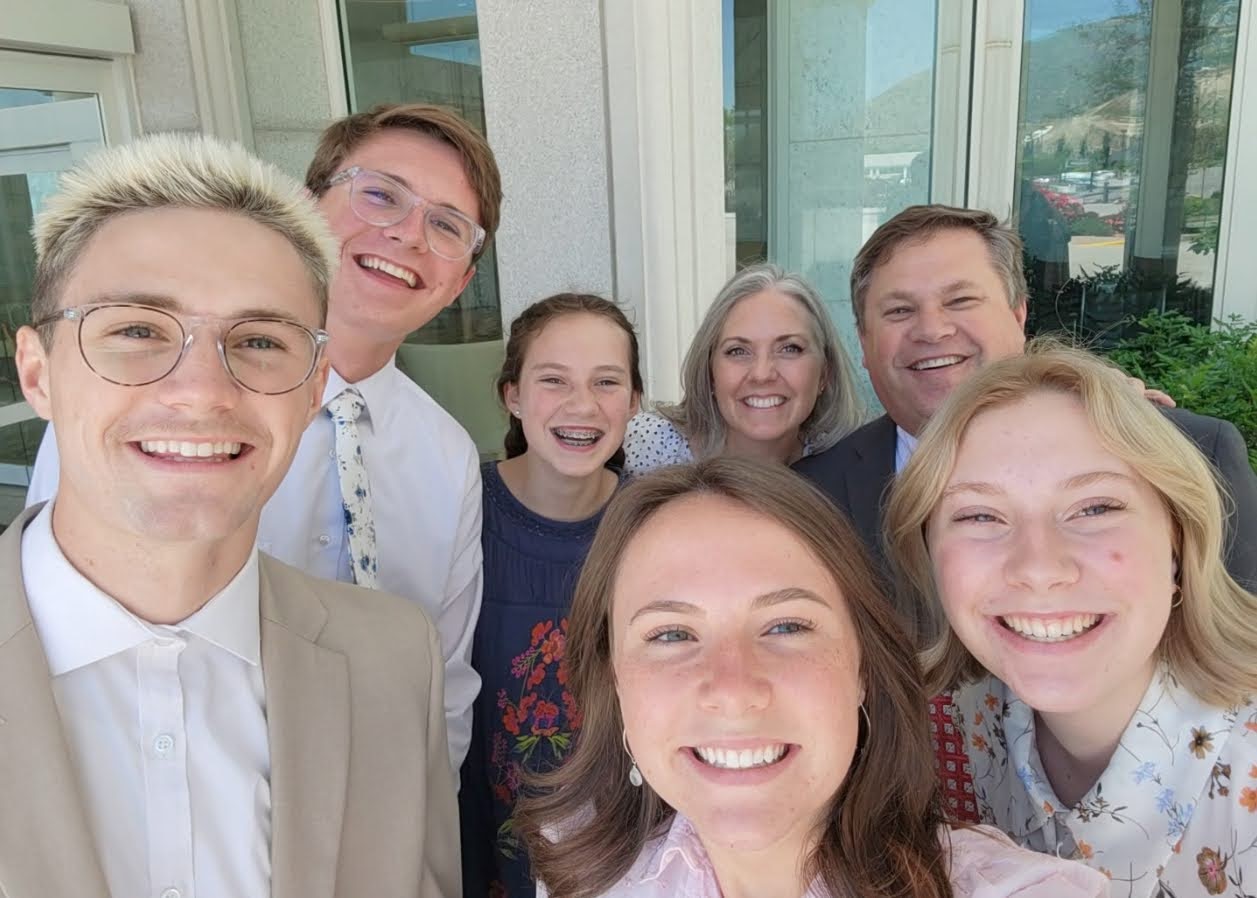 The family of Isabelle Parr, center front, is offering forgiveness to the driver of a hit-and-run accident that killed her one year ago.