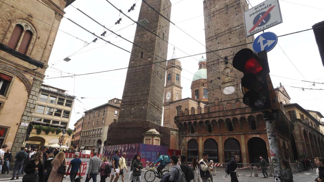 Bologna's Garisenda tower has been locked down for fear it could collapse. The tower is one of the beauties and attractions for tourists visiting Bologna, and a landmark for citizens.