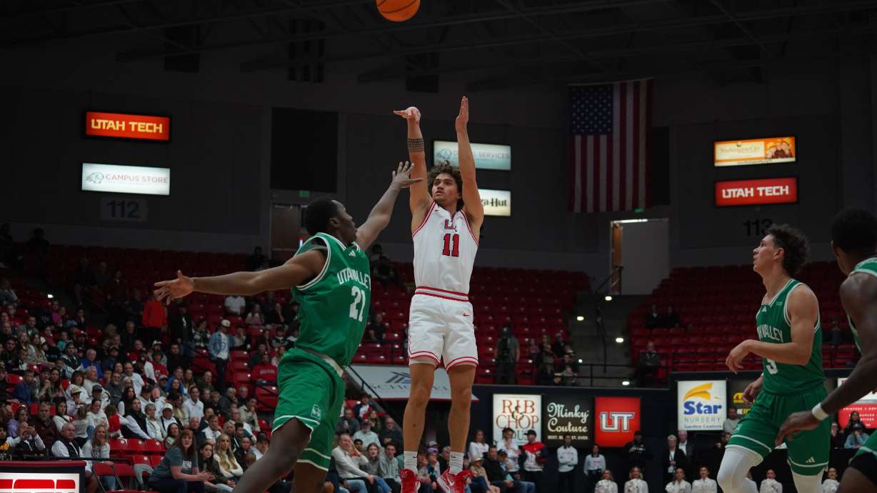 Utah Tech memimpin Utah Valley 65-53 dalam permainan konferensi Utah Tech memimpin Utah Valley 65-53 dalam permainan konferensi