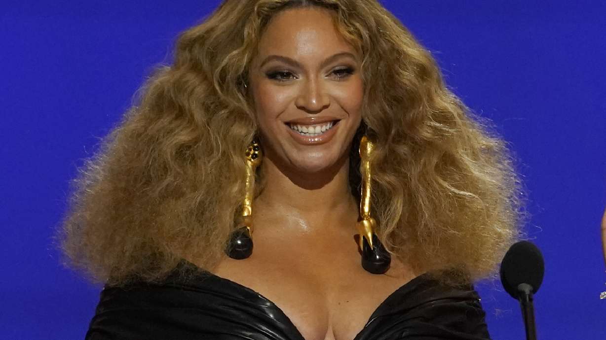 Beyoncé appears at the 63rd annual Grammy Awards in Los Angeles on March 14, 2021. Beyoncé releases a concert film this week titled "Renaissance: A Film by Beyoncé."
