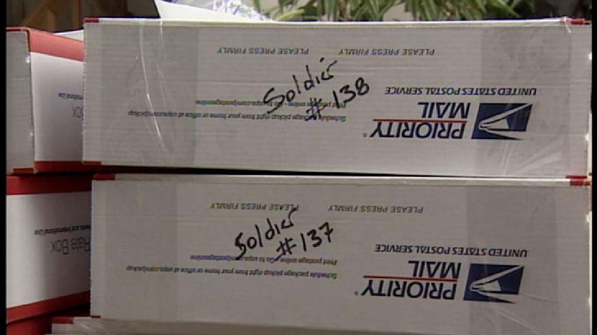 Orem Woman Sends Christmas Packages to Soldiers