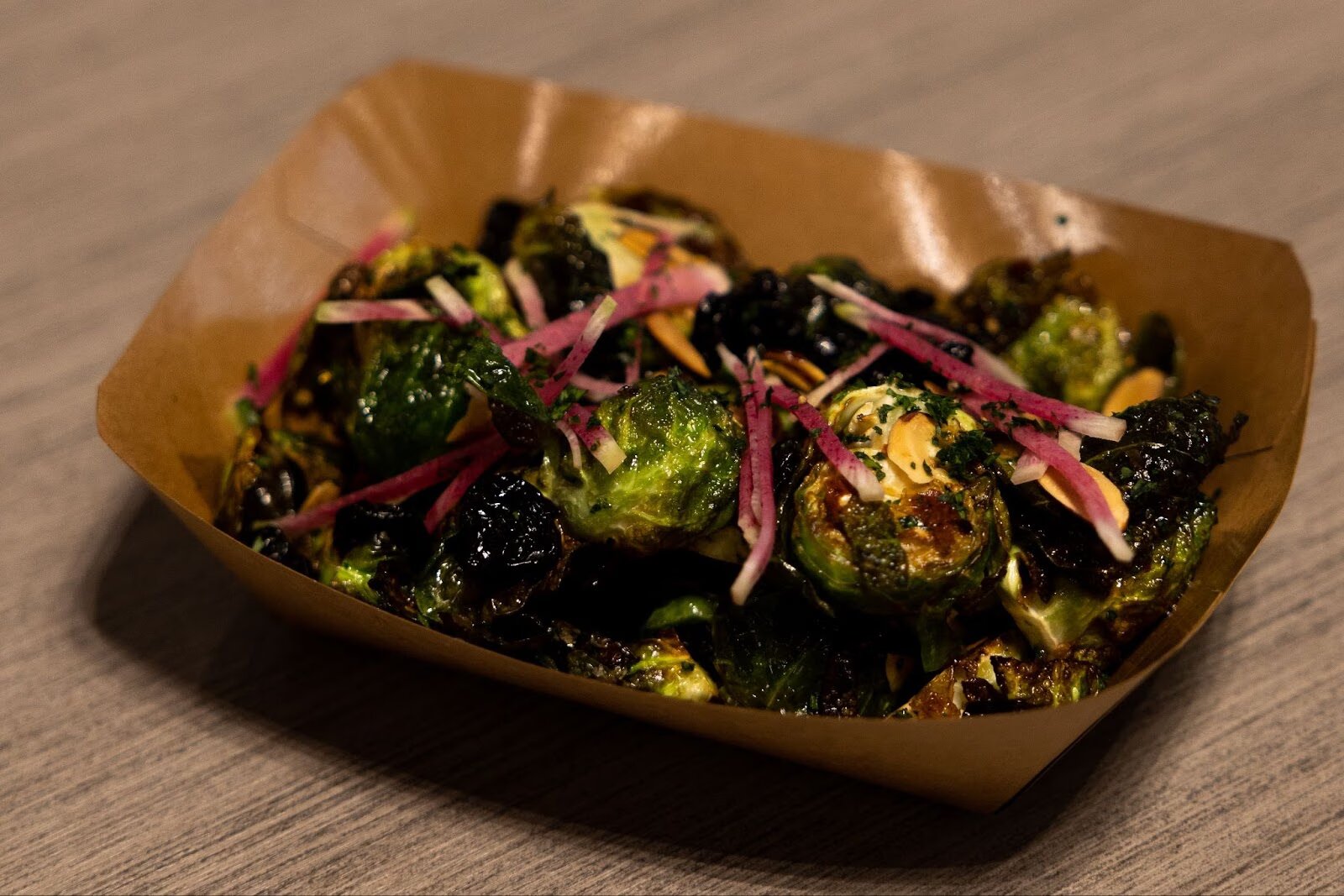 Brussel Sprouts at The Jazzmen's Kitchen.