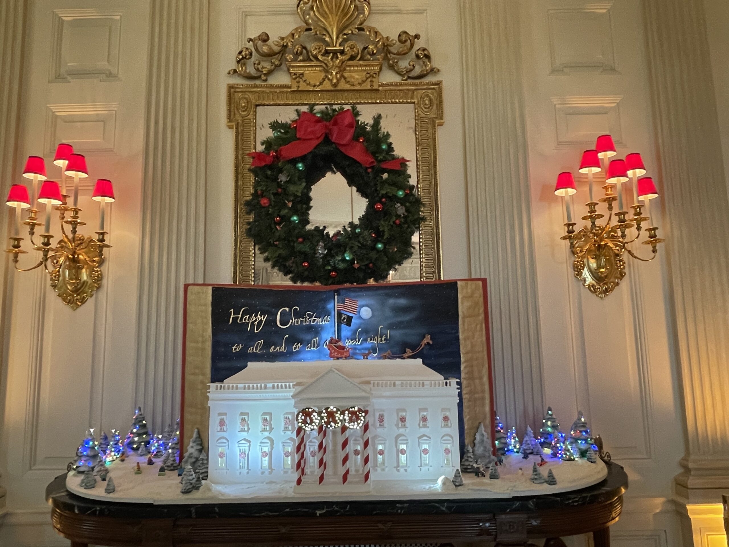 Christmas decorations at the White House.