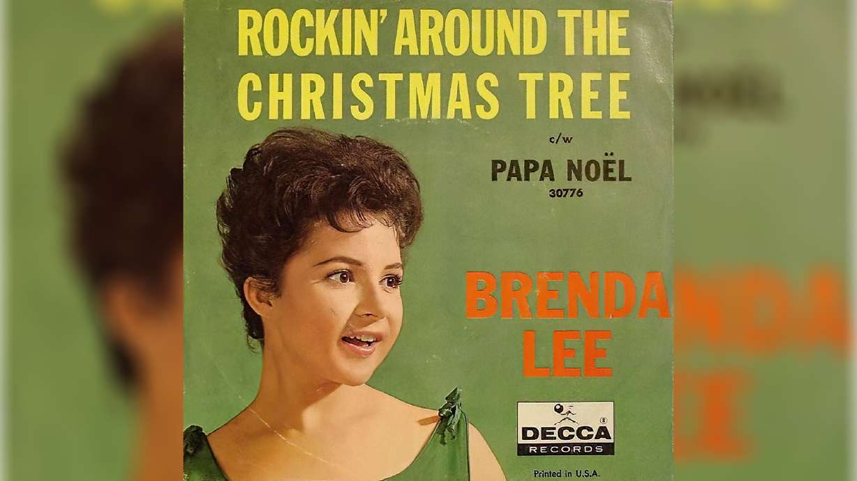 "Rockin' Around the Christmas Tree" has topped the Billboard Hot 100 for the first time.