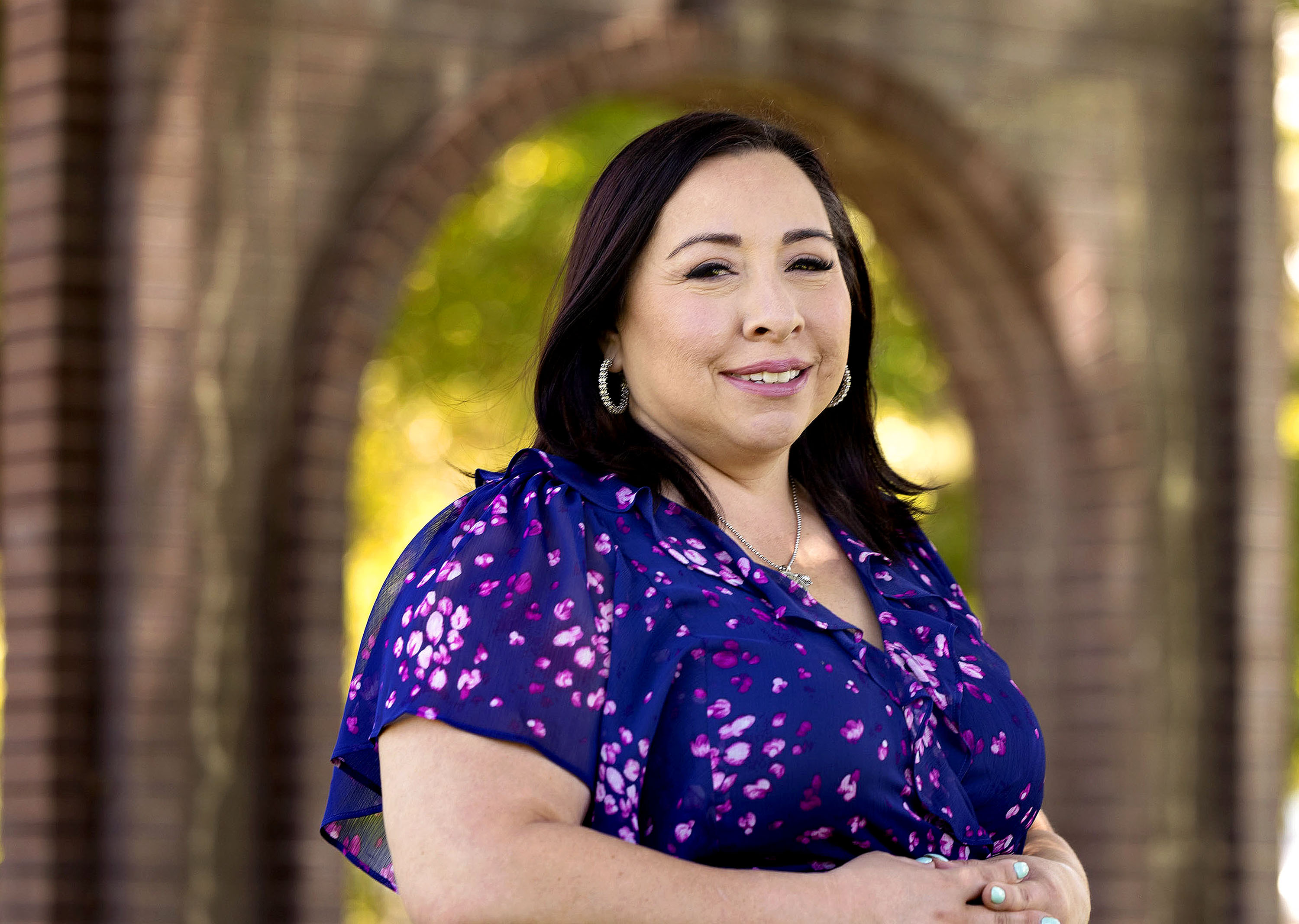 House Minority Leader Angela Romero, D-Salt Lake City, is photographed in Salt Lake City on June 16. Romero was named president of the National Hispanic Caucus of State Legislators.