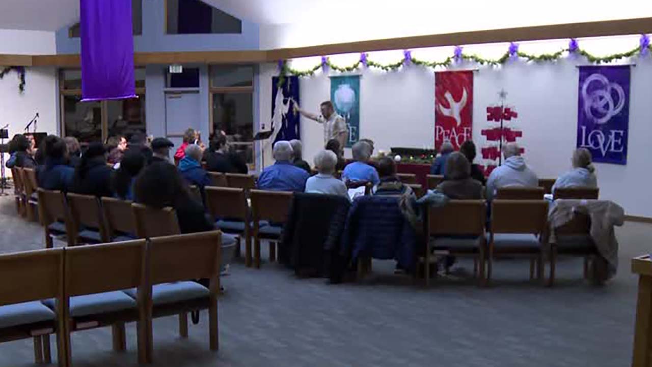 A vigil was held Thursday evening at Community of Grace Presbyterian Church in Sandy to remember those who died from being shot in the past year.