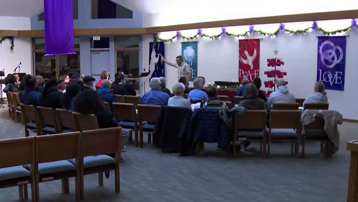 A vigil was held Thursday evening at Community of Grace Presbyterian Church in Sandy to remember those who died from being shot in the past year.