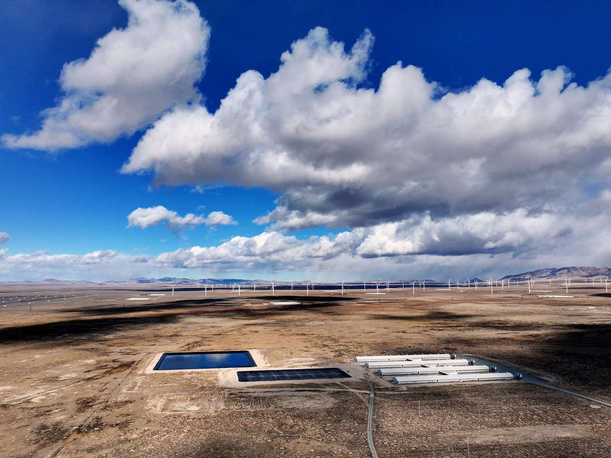 Buildings used to raise hogs owned by Smithfield Foods in Milford on Friday. Smithfield Foods is ending its relationship with more than two dozen hog farms in Beaver County. Hog farming is the No. 1 employer in this rural area of Utah.