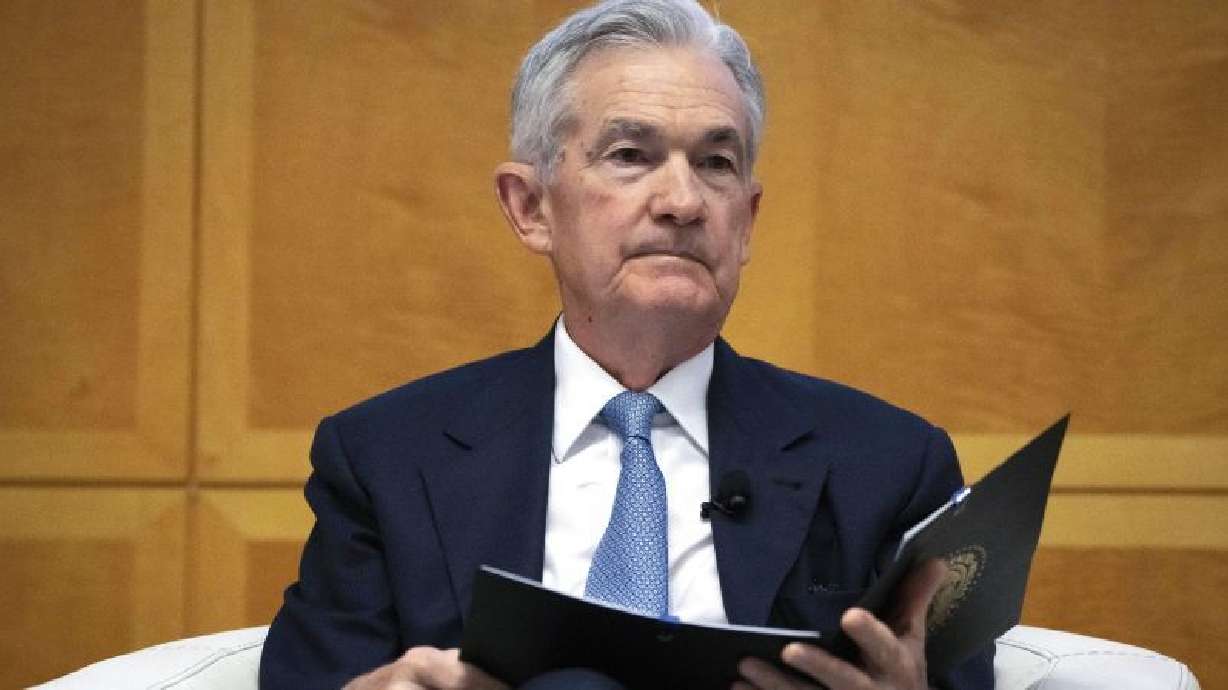 Federal Reserve Chairman Jerome Powell speaks Nov. 9 in Washington. The Fed is set to leave interest rates unchanged while facing speculation about eventual rate cuts.