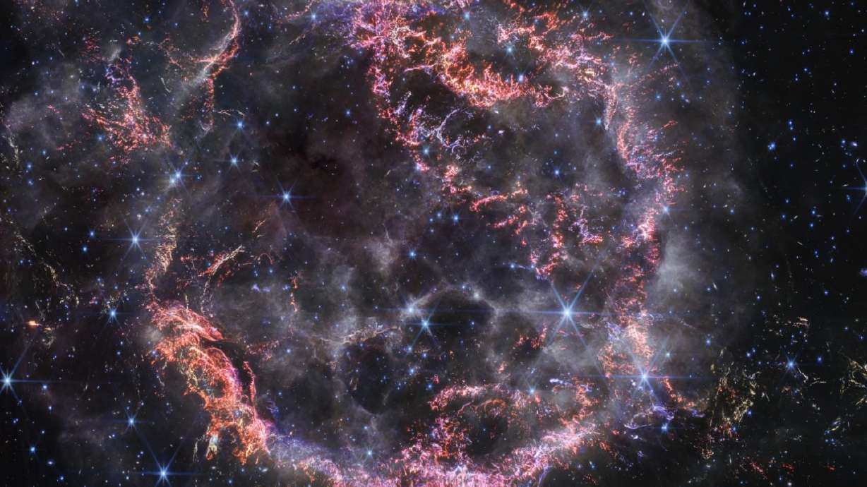 A new image of a supernova space “ornament” was captured by NASA’s Webb Telescope.