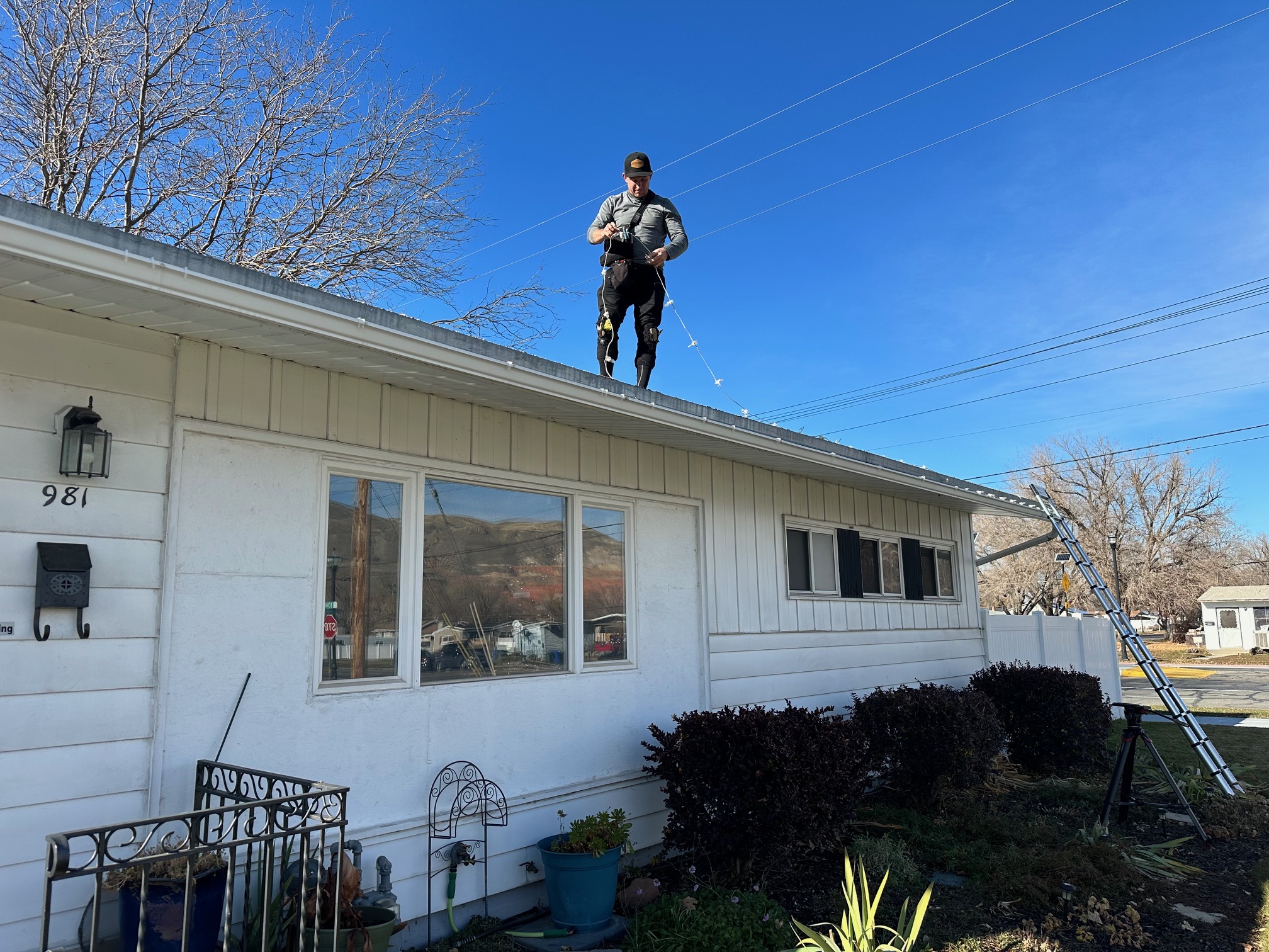 Stolen Christmas lights replaced by person 'looking to serve and help