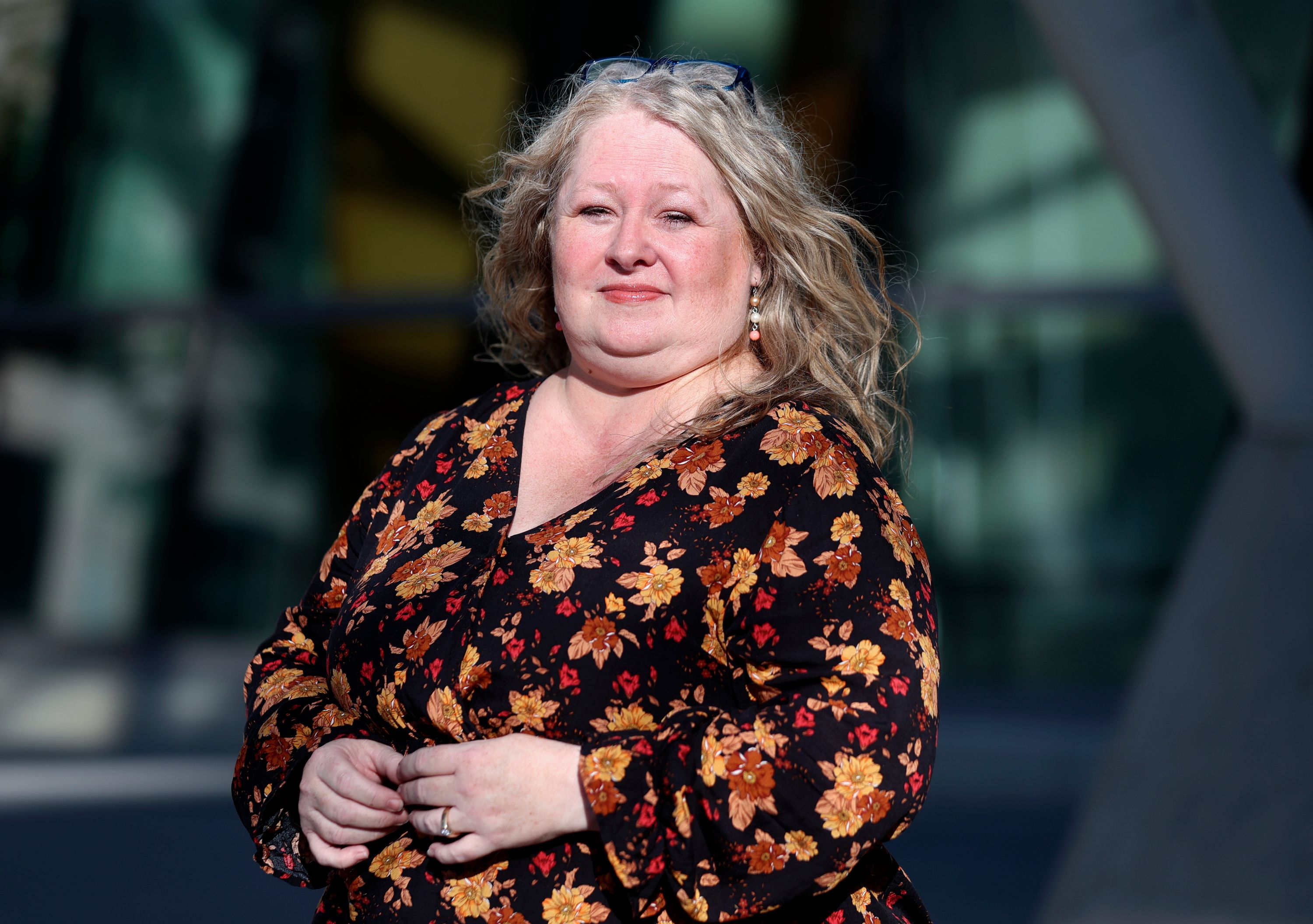 Wendy Isom, Salt Lake City Police Department victim advocate program director, poses for a portrait outside of the Salt Lake City Public Safety Building in Salt Lake City Oct. 24.