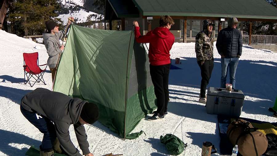 Campers spent Thursday preparing for opening day at Beaver Mountain Ski Area in Cache County.
