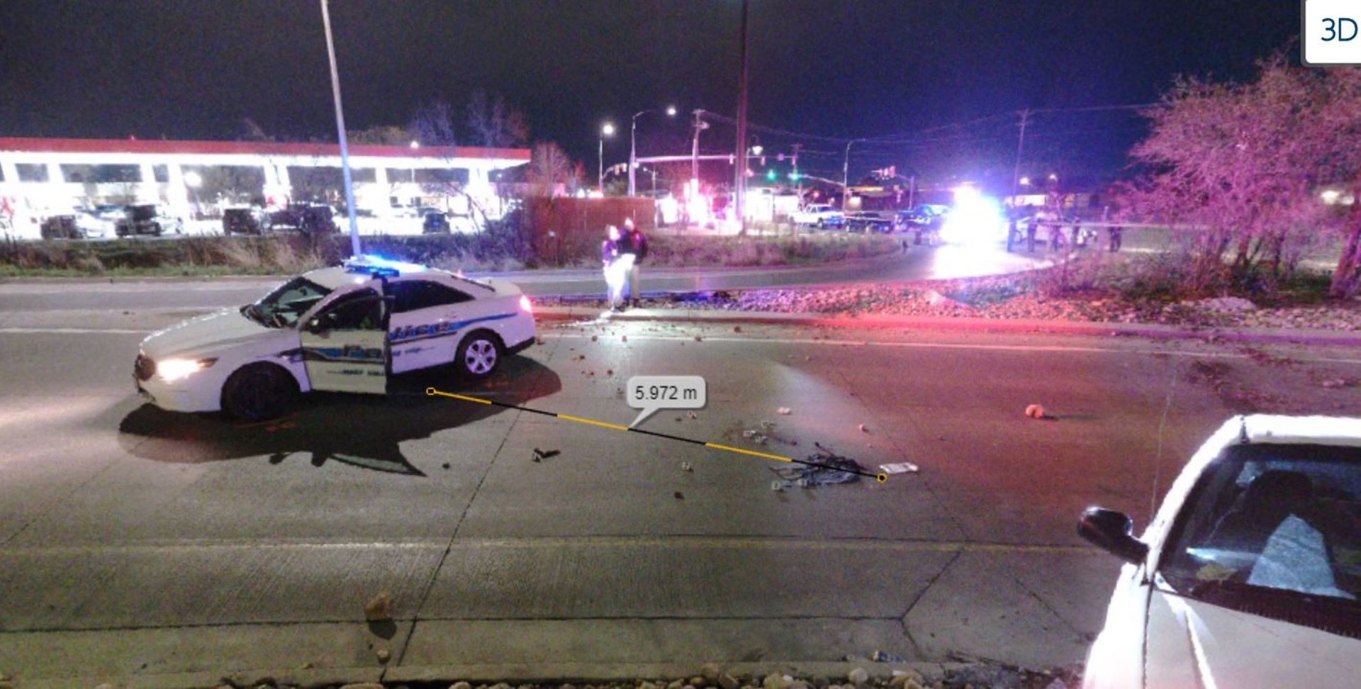Still from body camera footage of a police shooting in April. A West Valley officer who shot and injured a suspected impaired driver who opened fire on her in April will not face charges, the Salt Lake County district attorney announced on Friday.