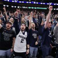 Have You Seen This? Local college basketball fans line up over reporter's visit to Utah