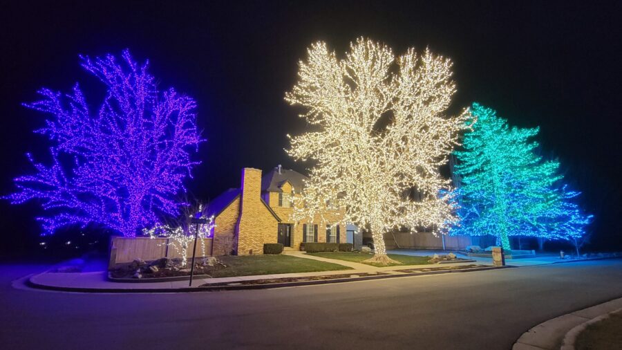 One Cottonwood Heights neighborhood has over 87,000 lit holiday lights all thanks to the generosity of a few neighbors.
