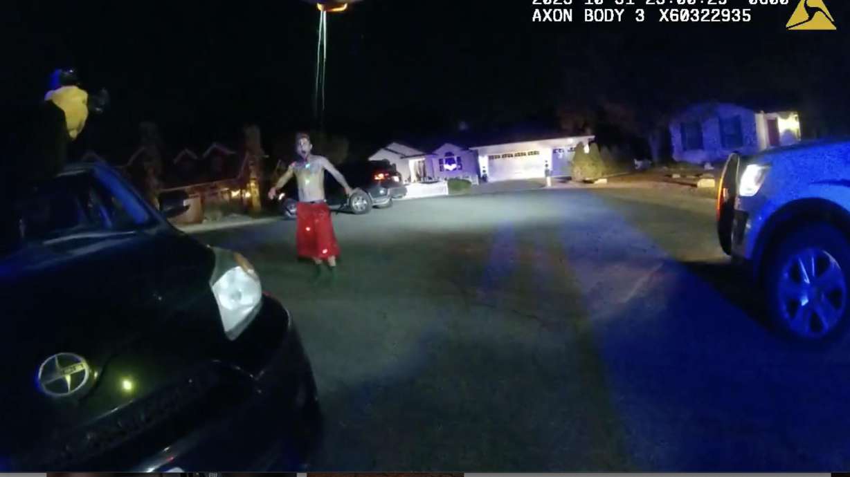 Mark Brunson, 38, was shot twice by police while holding two swords, and killed on Halloween night. Body camera video of the confrontation was released Monday.