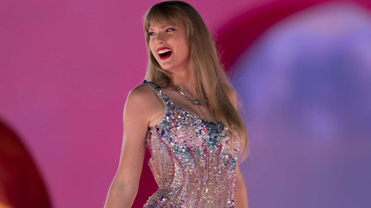 Taylor Swift performs during “The Eras Tour” on May 5, at Nissan Stadium in Nashville, Tenn.