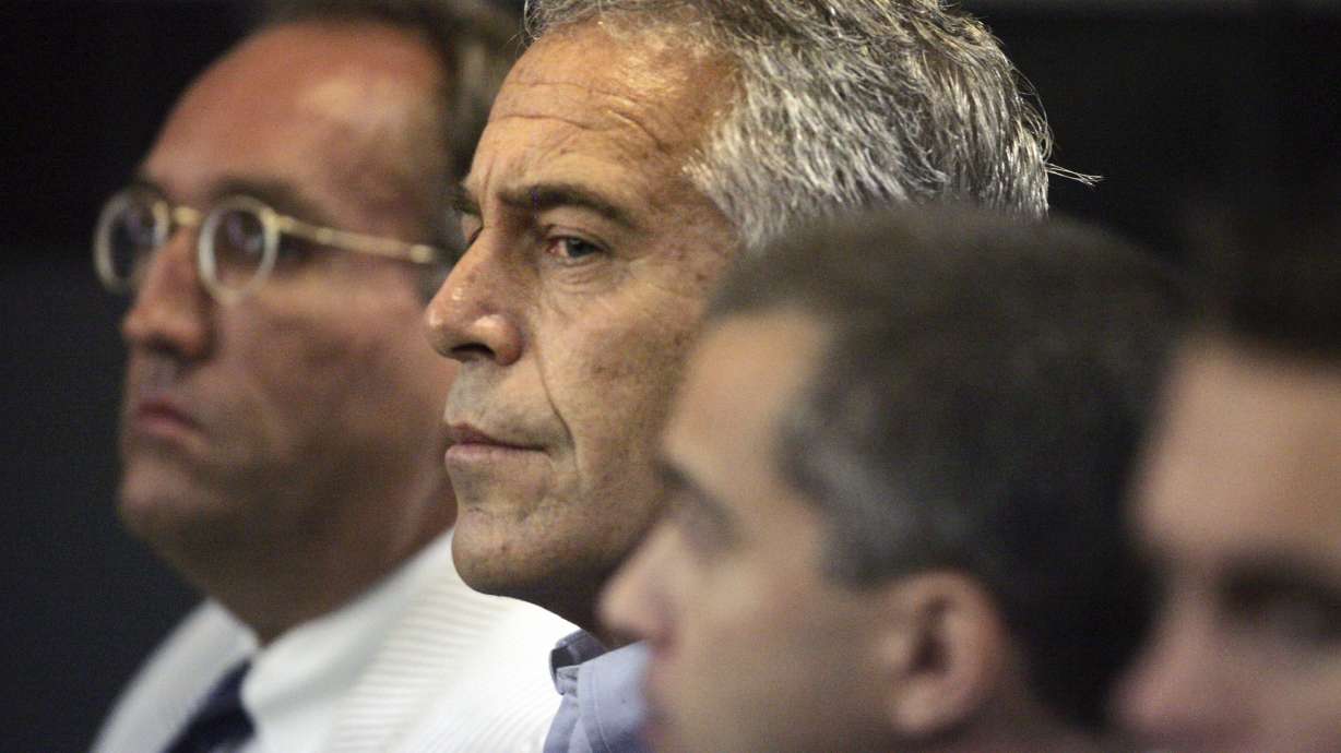 Jeffrey Epstein appears in court, July 30, 2008, in West Palm Beach, Fla. On Monday a federal judge ordered the public disclosure of the identities of more than 150 people mentioned in a mountain of court documents related to the late-financier, saying that most of the names were already public and that many had not objected to the release.