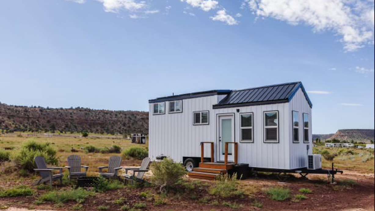 This tiny home was stolen from Zion Tiny Homes in Apple Valley, Washington County, seen in this undated photo.