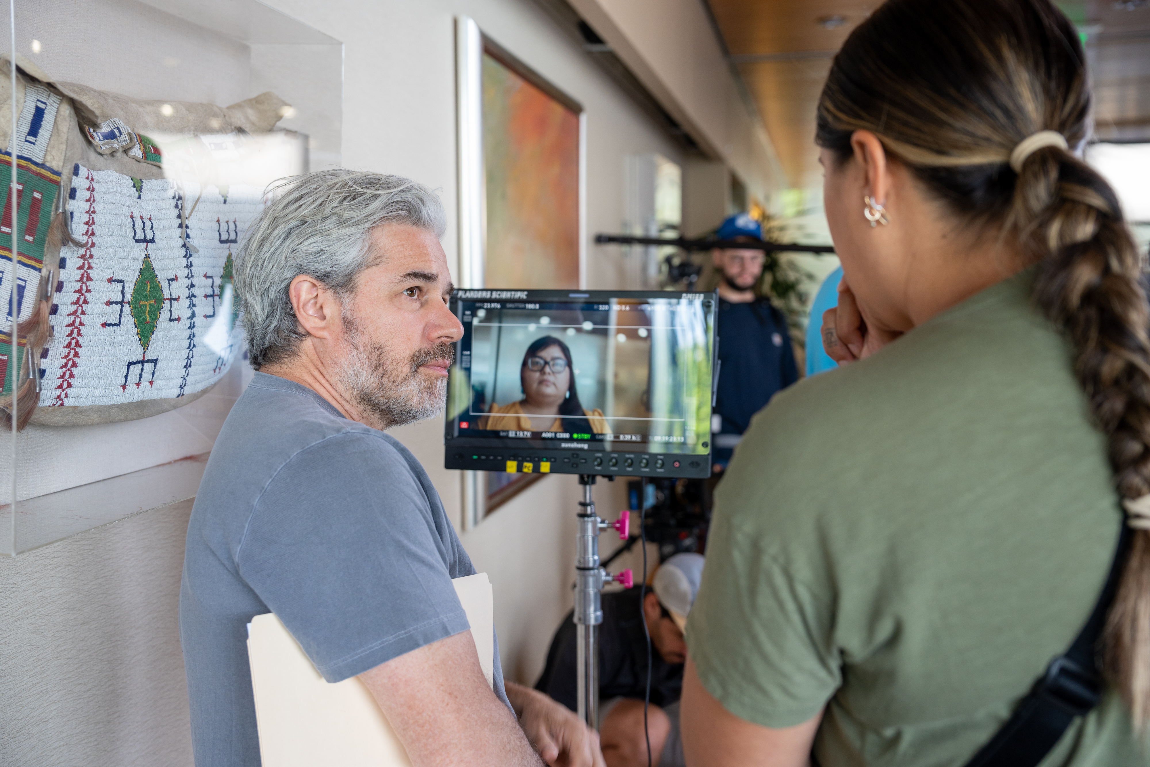 Ross Kaufman and Alexandra Lazarowich on set with Wallita Ranger, Native American Summer Research Internship program coordinator. For the first time ever, a short documentary film produced by the University of Utah Health has been chosen to be an official selection at the 2024 Sundance Film Festival.