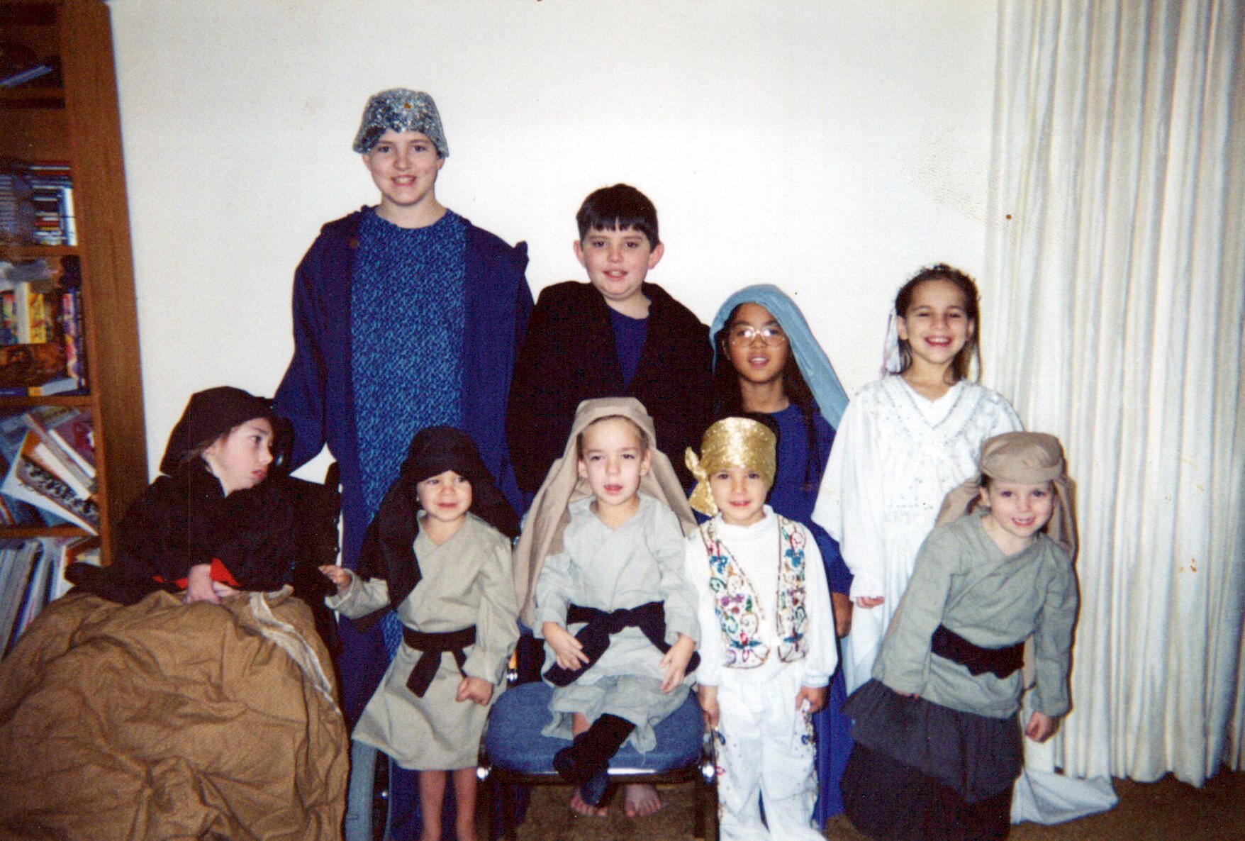 The Richardson family is pictured in a photo taken around Christmas in 1999.