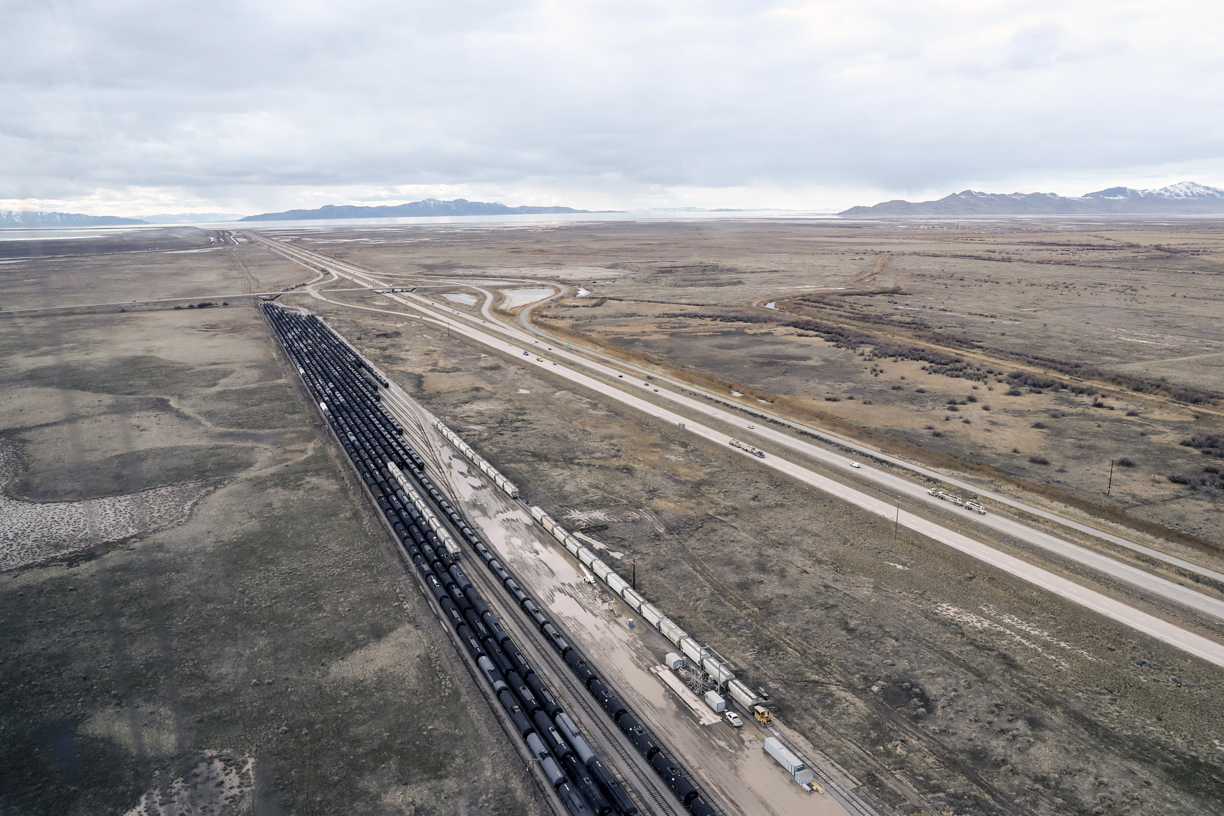 The area at I-80 near 7200 West in Salt Lake City is pictured on Jan. 27, 2020. The Utah Inland Port Authority needs to revamp its procurement policy to conform with best practices, according to a report released by the state auditor Thursday