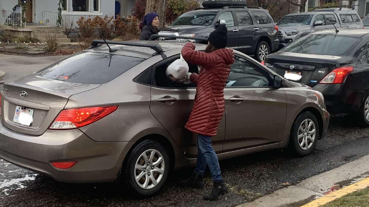 Nine hundred turkeys were given out by Crossroads Urban Center for families to have Christmas dinner. The last turkey was handed out around 11:30 a.m. Saturday morning.