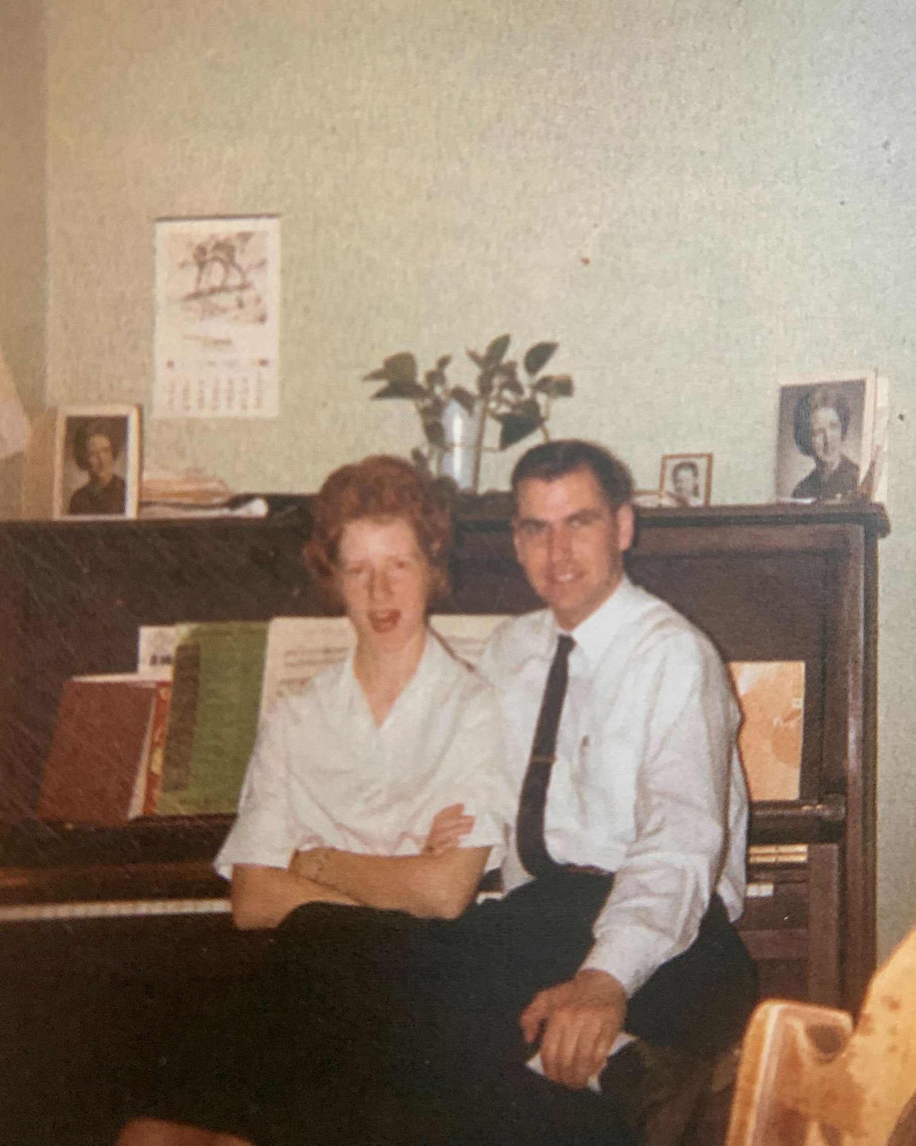 Ruth and Andy Walker in 1963.