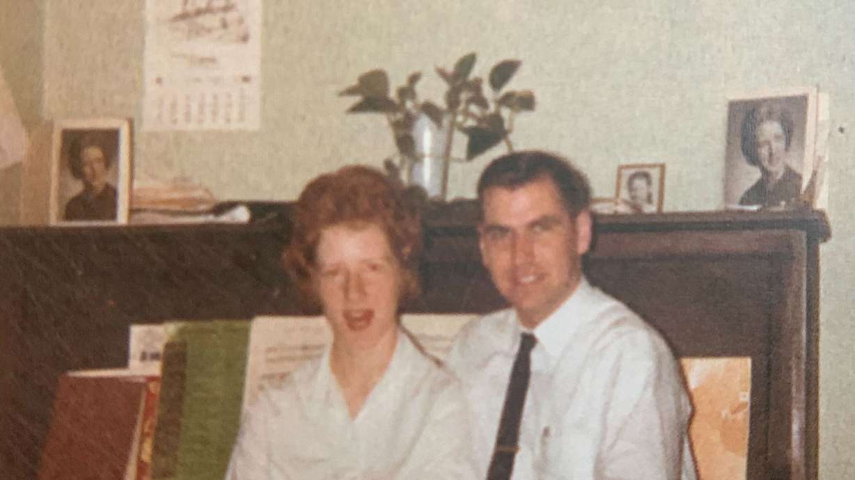 Ruth and Andy Walker in 1963.