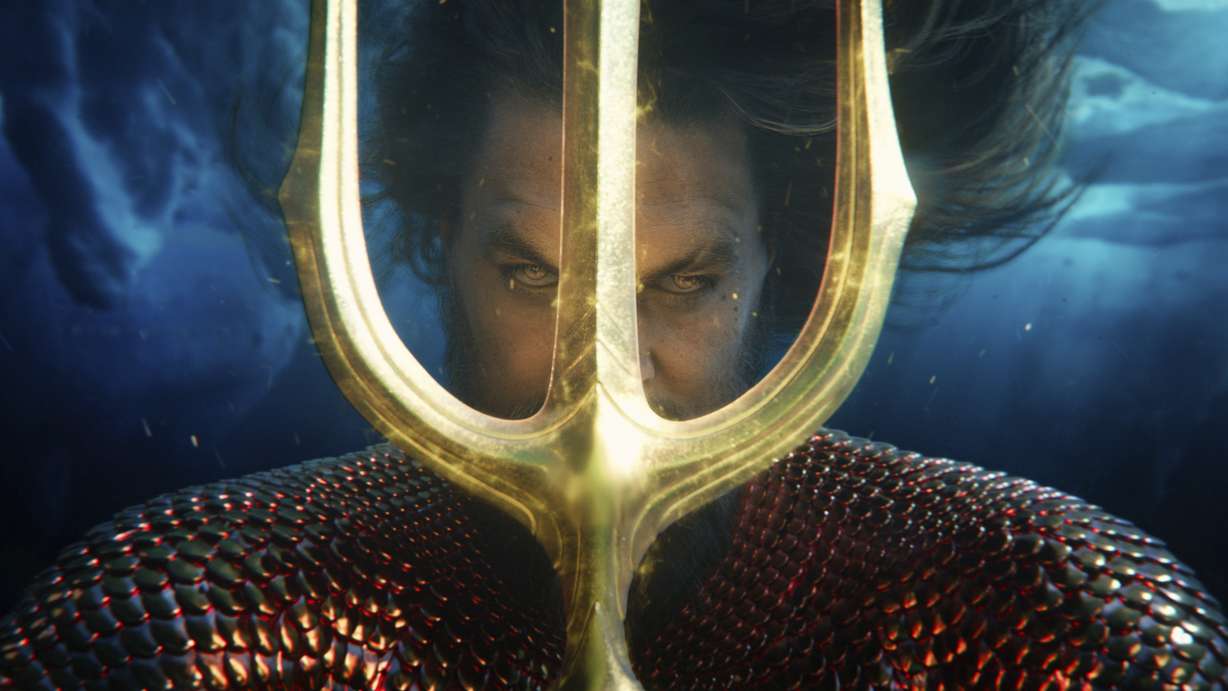 Jason Momoa in a scene from "Aquaman and the Lost Kingdom."
