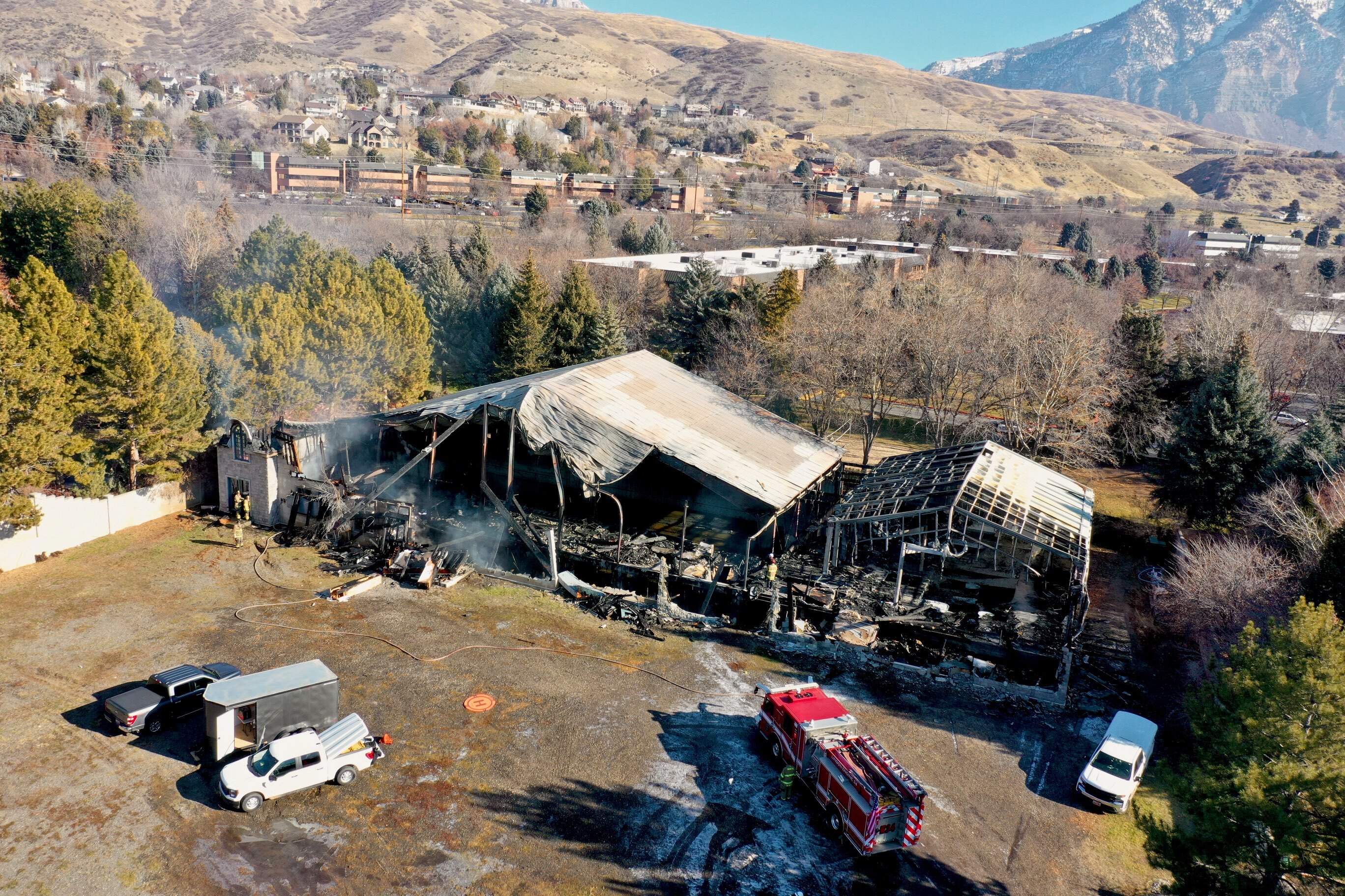 Firefighters still investigating cause of fire that destroyed Orem home