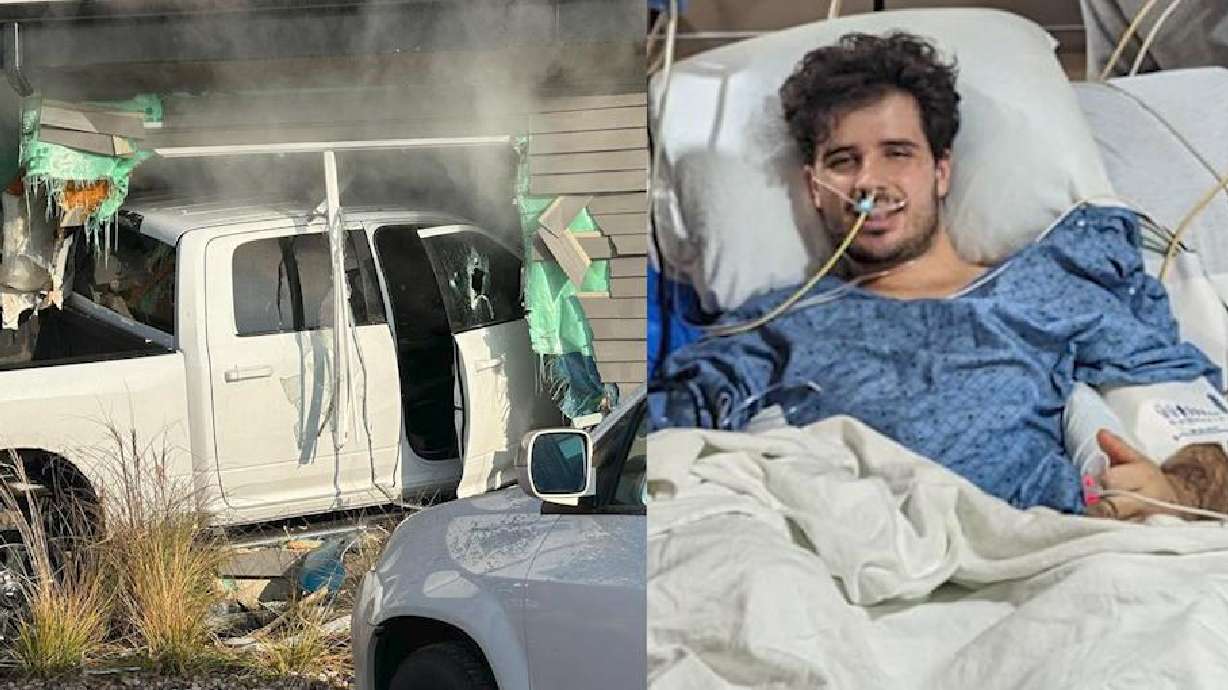 Dodge Mulock, a UVU student from California, was hit by a truck and seriously injured on Nov. 27. Family said visits from friends have helped in the healing process.