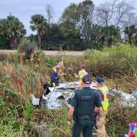 Have You Seen This? Crews save Christmas gifts from family's car that crashed