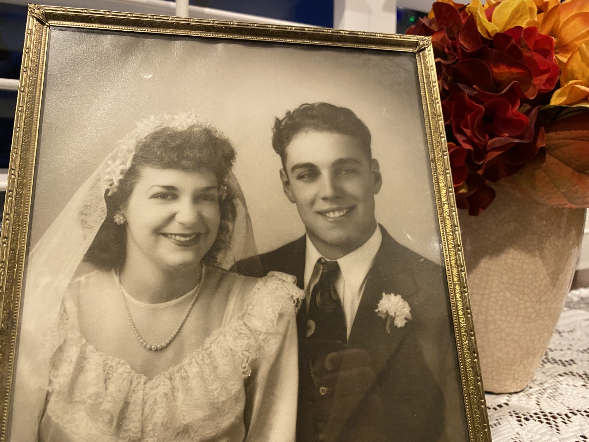 Carma and Neil Fabrizio were married in Provo on Dec. 18, 1948.