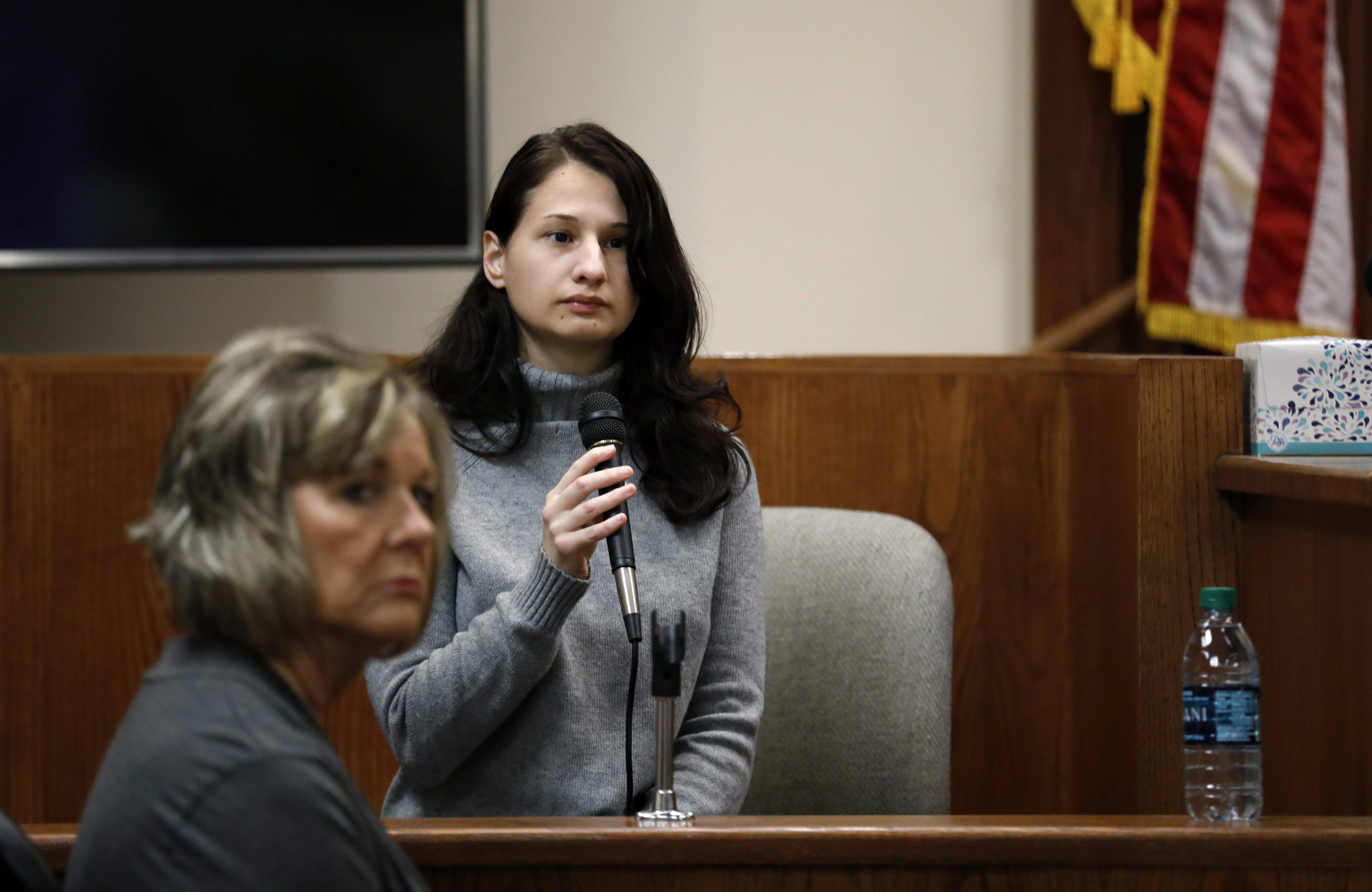 Gypsy Rose Blanchard takes the stand during the trial of her ex-boyfriend Nicholas Godejohn, Nov. 15, 2018, in Springfield, Mo. Blanchard, who admitted to convincing her online boyfriend to kill her abusive mother, was paroled Thursday.