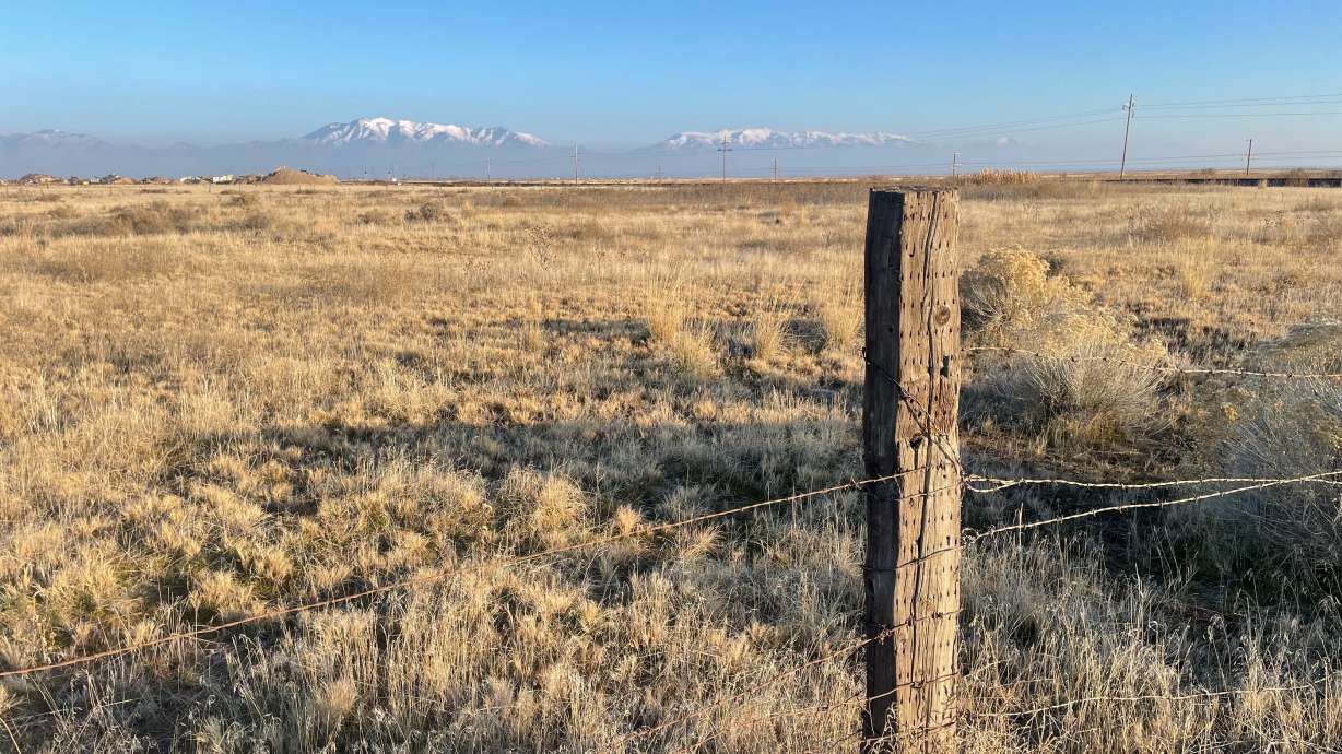 One of the expanses in western Weber County that would be part of a Utah Inland Port Authority development area, on Sunday. Weber County officials want inland port officials to craft a development plan.