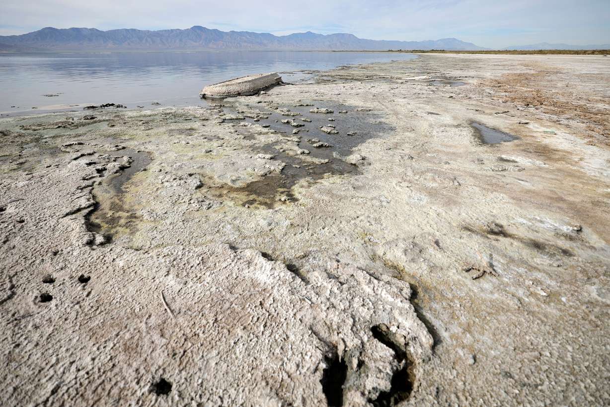 The Salton Sea is pictured in North Shore, Calif., on Dec. 11, 2023.